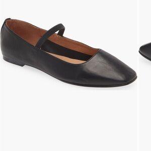 Madewell Greta Leather Mary Jane Flat